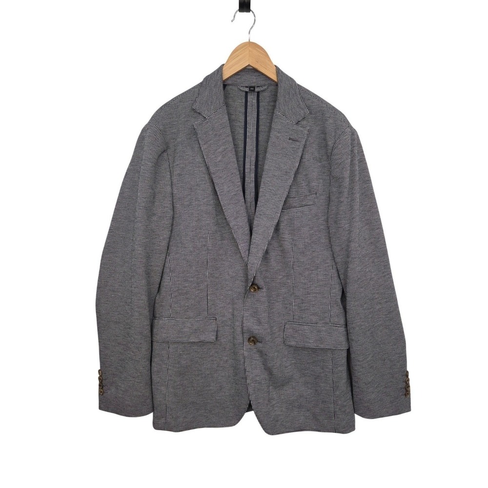 Bonobos Athletic Fit Summer Unlined Sport Coat Blazer 38R Houndstooth Wedding